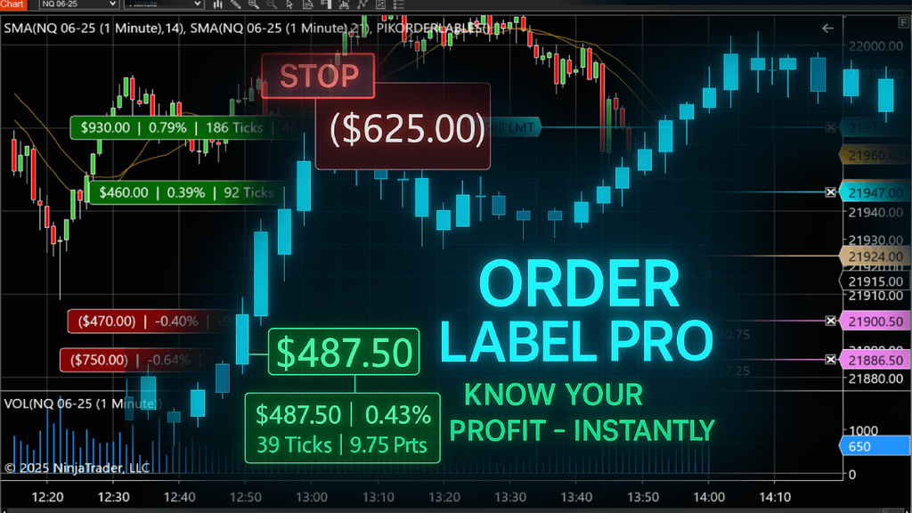 ORDER LABELS PRO - FOR NINJATRADER 8