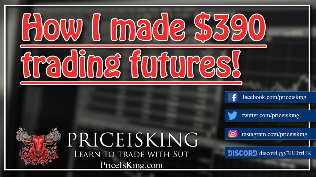 How I made $390 within a few minutes trading Futures! - Trade with Sut! - Dow Emini / S&P emini.