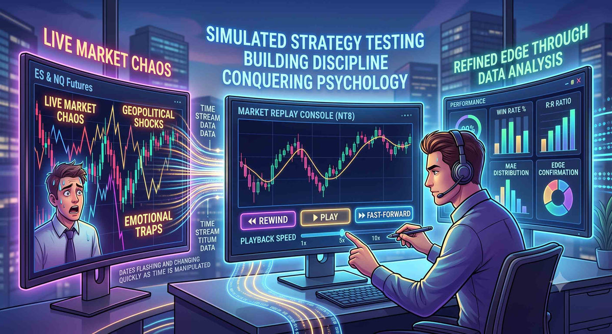 Ditch the Live Capital Chaos: How to Master Futures Trading Using Market Replay